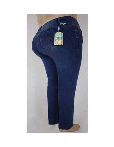 Pantalon-jean-talla-grande-26-azul-oscuro-bota-recta-cinco-bolcilos-BELMODA-R0564