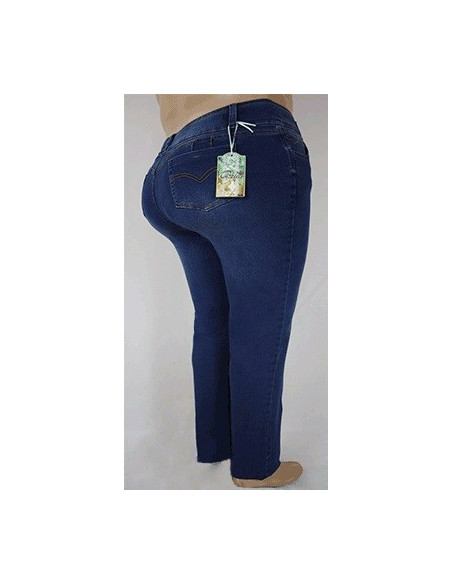 Pantalon-jean-talla-grande-26-azul-oscuro-bota-recta-cinco-bolcilos-BELMODA-R0564