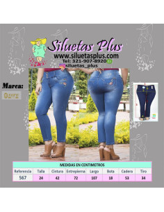 Pantalon-jean-talla-grande-24-azul-de-pretina-alta-bota-entubada-JOANS-R0567