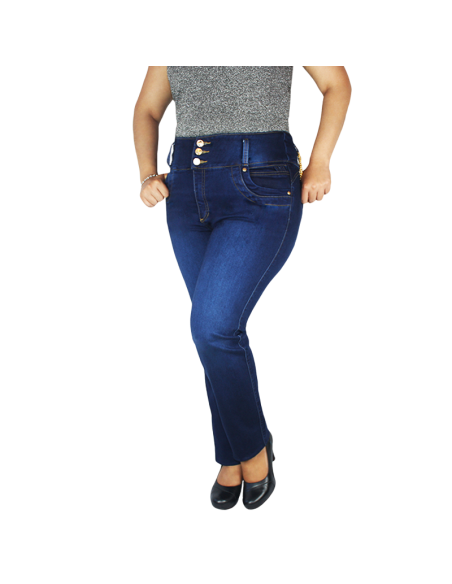 Pantalon-jean-talla-grande-22-azul-oscuro-pretina-alta-bota-entubada-SOBEK-R0568