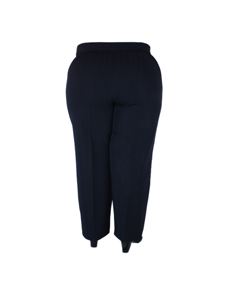 Pantalon-talla-grande-18-azul-oscuro-en-tela-con-diseño-de-rayas-brillantes-PARIS-R0577