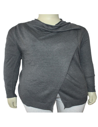 Cardigan-talla-grande-gordita-XL-gris-para-protegerte-del-frio-FADED-GLORY-R0603-XL-G