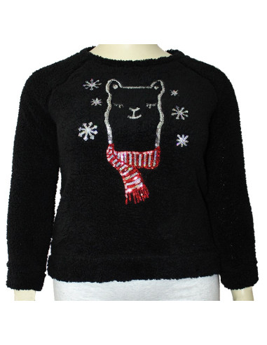 Saco-talla-grande-gordita-2XL-tela-ovejera-negro-FADED-GLORY-R0612-2XL