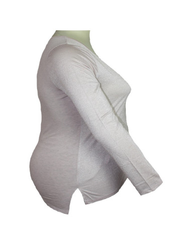 Blusa-talla-grande-gordita-2XL-beige-brillante-manga-larga-FADED-GLORY-R0613