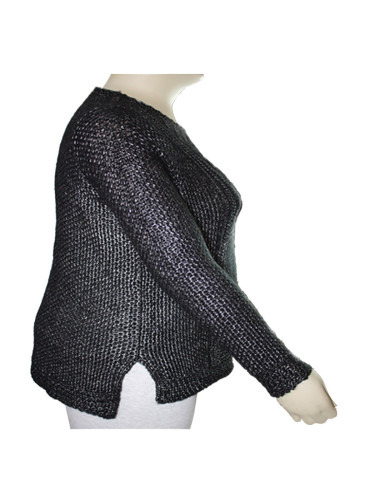 Saco-talla-gande-gordita-XL-negro-cuello-redondo-manga-larga-FADED-GLORY-R0614