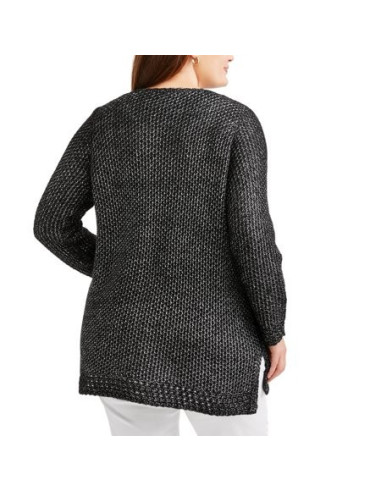 Saco-talla-gande-gordita-XL-negro-cuello-redondo-manga-larga-FADED-GLORY-R0614