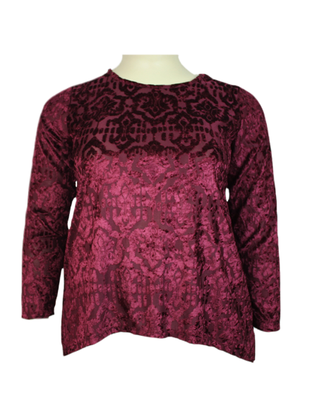 Blusa-talla-grande-gordita-2XL-diseño-traslucido-manga-larga-WITHE-STAG-R0615