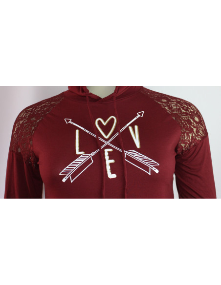 Camibuso-talla-grande-gordita-2XL-vinotinto-con-capota-JERRY-LEIGH-R0617