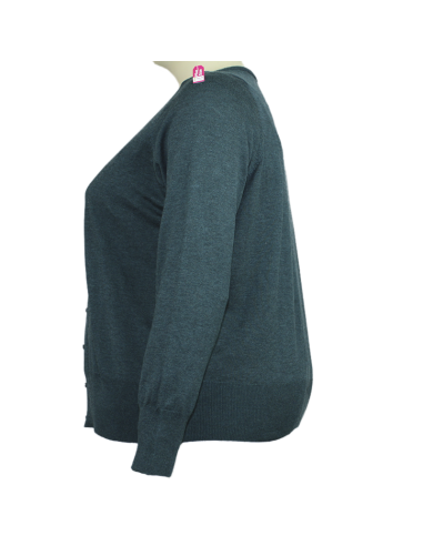 Saco-talla-grande-gordita-3XL-verde-cierre-con-botones-manga-larga-LANE-BRYANT-R0647-3XL-VERDE-