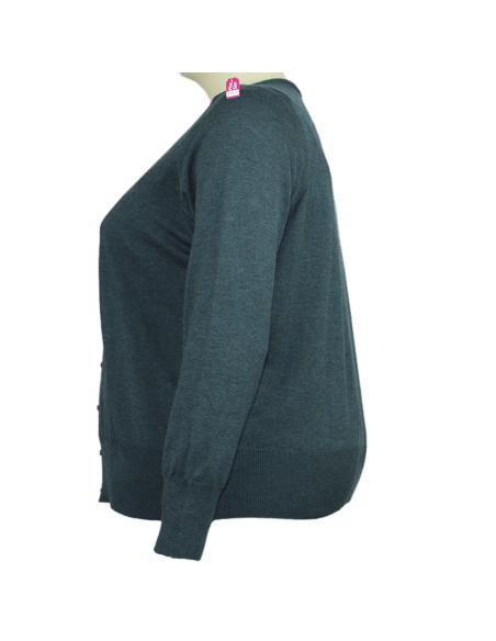 Saco-talla-grande-gordita-3XL-verde-cierre-con-botones-manga-larga-LANE-BRYANT-R0647-3XL-VERDE-