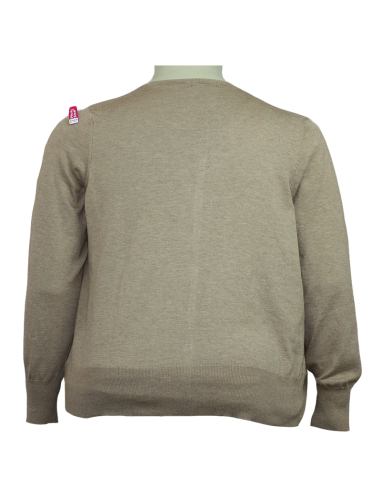 Saco-talla-grande-gordita-2XL-caqui-cierre-con-botones-manga-larga-LANE-BRYANT-R0647-2XL-CAQUI-