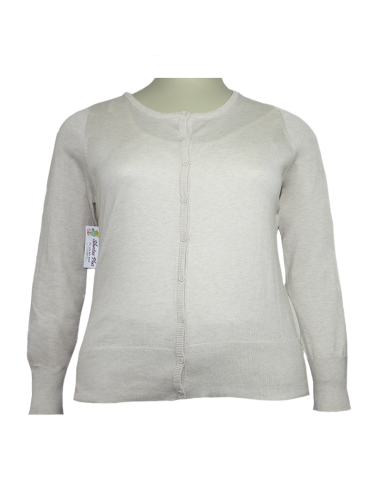 Saco-talla-grande-gordita-2XL-beige-cierre-con-botones-manga-larga-LANE-BRYANT-R0647-2XL-BEIGE-