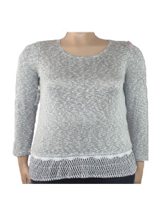 Saco-talla-grande-gordita-3XL-tonos-grises-manga-larga--WEEKEND-R0651-3XL 2