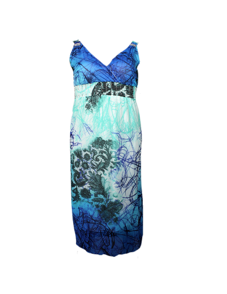 Vestido-talla-grande-gordita-2XL-tela-indu-tonos-azules-y-verdes-CASEE´S-R0653