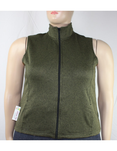 Chaleco-talla-grande-gordita-XL-verde-con-cremallera-y-dos-bolsillos-RIDERS-BY-LEE-R0654