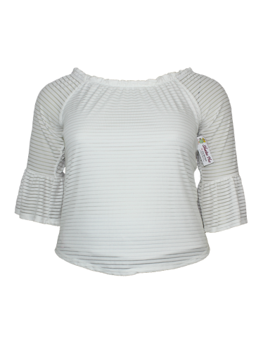 Blusa-talla-grande-gordita-2XL-marfil-cuello-redondo-resortado-OLIVIA-BLUE-R0457