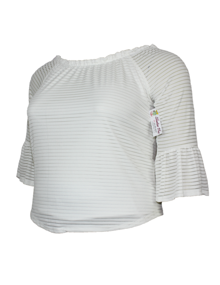 Blusa-talla-grande-gordita-2XL-marfil-cuello-redondo-resortado-OLIVIA-BLUE-R0457