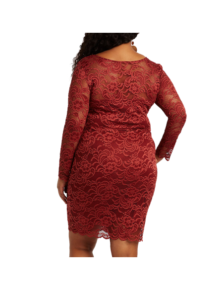 Vestido-talla-grande-gordita-2XL-negro-manga-larga-estilo-elegante-AMBIANCE-R0659-2XL-CAFÉ