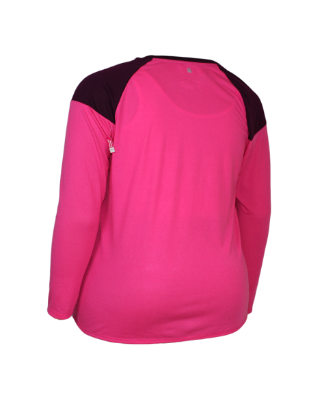 Saco-talla-grande-gordita-2XL-estampado-"COURAGE"-letras-reflectivasACTIVE-R0666-2XL