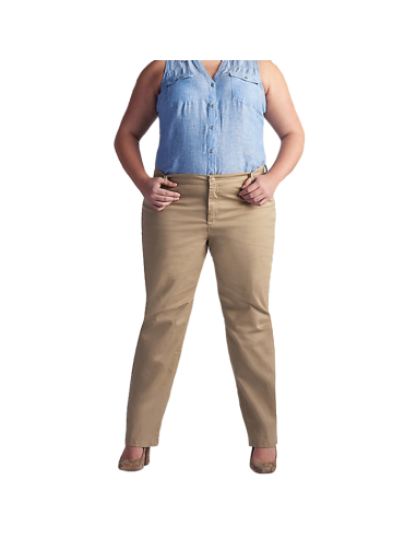 Pantalon-talla-grande-gordita-16-dril-caqui-cierre-con-cremallera-y-boton-LEE-R0668-16-1