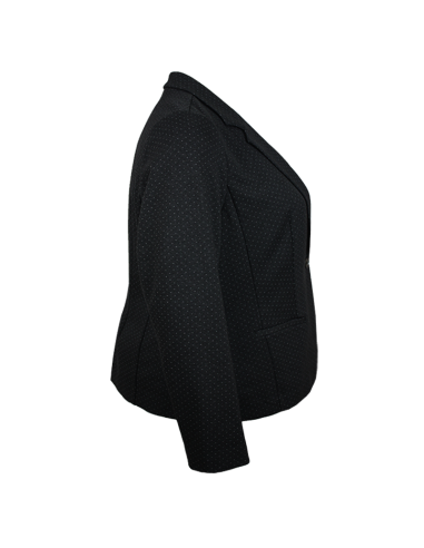 Chaqueta-talla-grande-gordita-24-tipo-blazer-negro-jaspeado-manga-larga-LANE-BRYANT-R0683-