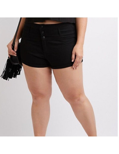 Short-talla-grande-gordita-24-negro-con-cuatro-bolsillos-y-dobladillo-en-la-bota-REFUGE-R0684