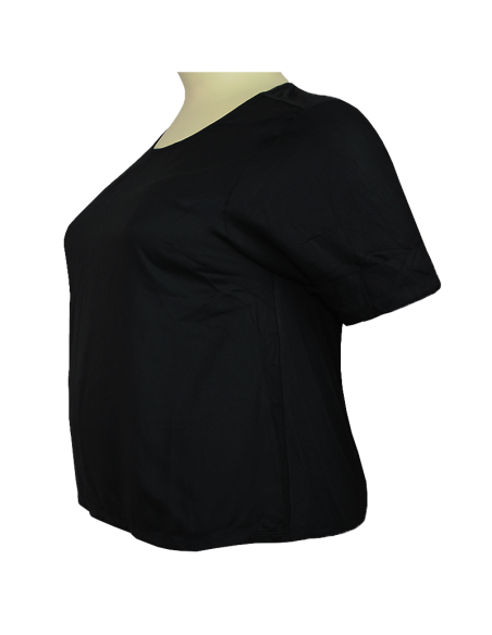 Blusa-talla-grande-gordita-2XL-negro-cremallera-en-la-parte-de-atrás-LANE-BRYANT-R0685