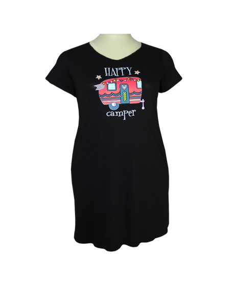 Pijama-talla-grande-gordita-2XL-negro-con-estampado--SECRET-TREASURES-R0686