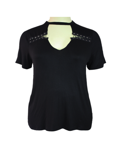 Blusa-talla-grande-gordita-3XL-negro-con-cuello-en-v-tipochoker-CHARLOTTE-ROUSE-R0687