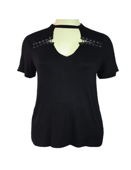 Blusa-talla-grande-gordita-3XL-negro-con-cuello-en-v-tipochoker-CHARLOTTE-ROUSE-R0687