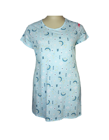 Pijama-talla-grande-gordita-2XL-cuello-redondo-con-estampado--SECRET-TREASURES-R0688-1