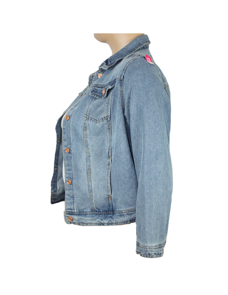 Chaqueta-talla-grande-gordita-2XL-jean-cuatro-bolsillos-REFUGE-R0691
