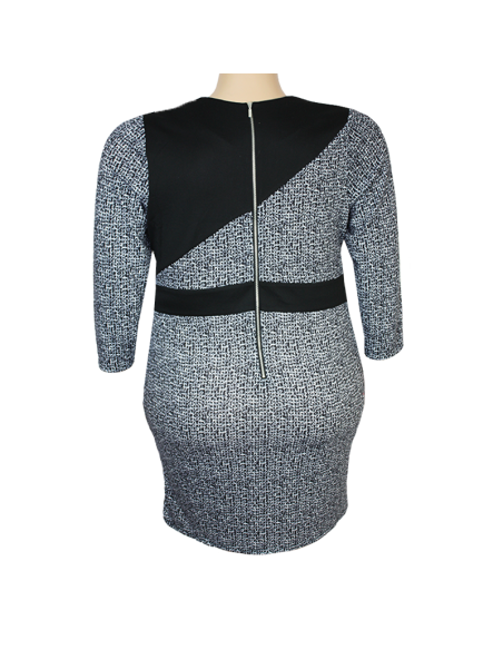 Vestido-talla-grande-gordita-22-tonos-negro-blanco-jaspeado-ASHLEY-STEWART-R0697