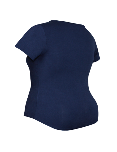 Blusa-talla-grande-gordita-2XL-azul-oscuro-con-estampado-manga-corta-WESTPORT-R0703