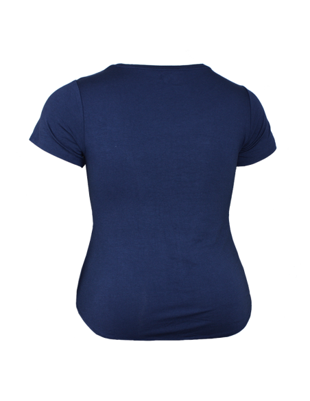 Blusa-talla-grande-gordita-2XL-azul-oscuro-con-estampado-manga-corta-WESTPORT-R0703