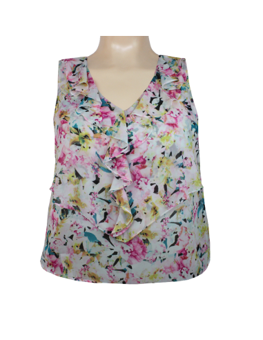Blusa-talla-grande-gordita-3XL-estilo-con-boleros-y-manga-sisa-ROZ-&-ALI-R0710