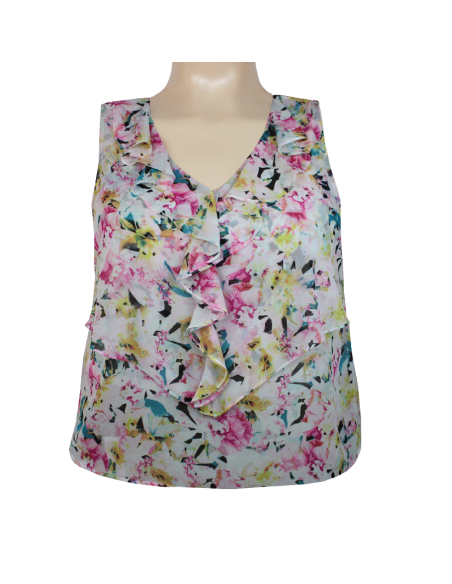 Blusa-talla-grande-gordita-3XL-estilo-con-boleros-y-manga-sisa-ROZ-&-ALI-R0710