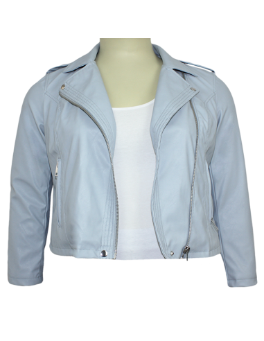 Chaqueta-talla-grande-gordita-XL-color-azul-claro-con-bolsillos-a-los-lados-WESTPORT-R0713