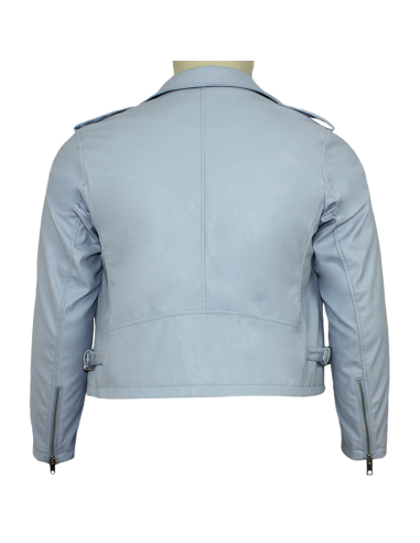 Chaqueta-talla-grande-gordita-XL-color-azul-claro-con-bolsillos-a-los-lados-WESTPORT-R0713