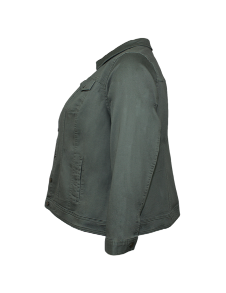 Chaqueta-talla-grande-gordita-3XL-jean-verde-con-bolsillos-en-el-pecho-WESTPORT-R0714-V