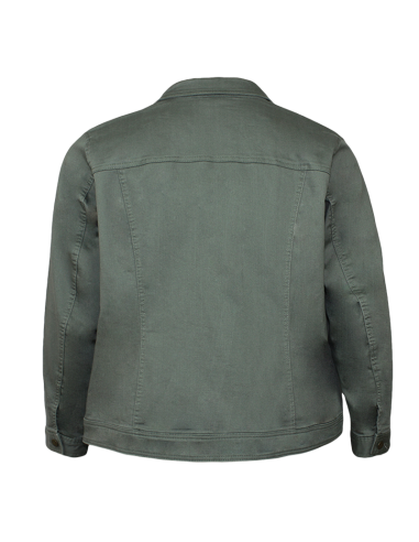 Chaqueta-talla-grande-gordita-3XL-jean-verde-con-bolsillos-en-el-pecho-WESTPORT-R0714-V