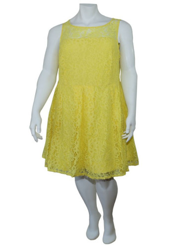 Blusa-talla-grande-gordita-cuello-bandeja-manga-3/4-arabescos-3XL-R749