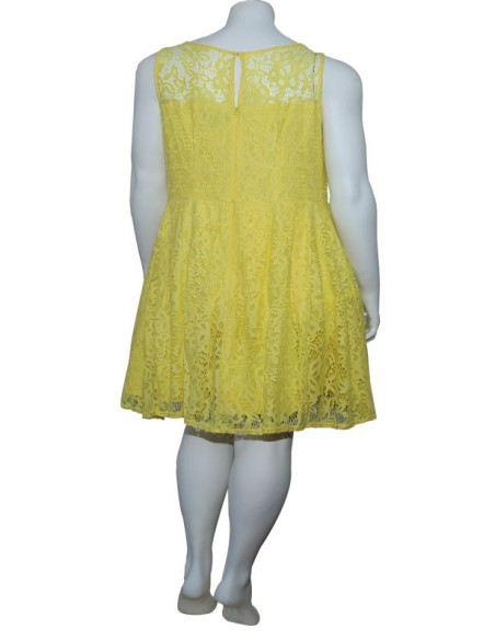 Blusa-talla-grande-gordita-cuello-bandeja-manga-3/4-arabescos-3XL-R749